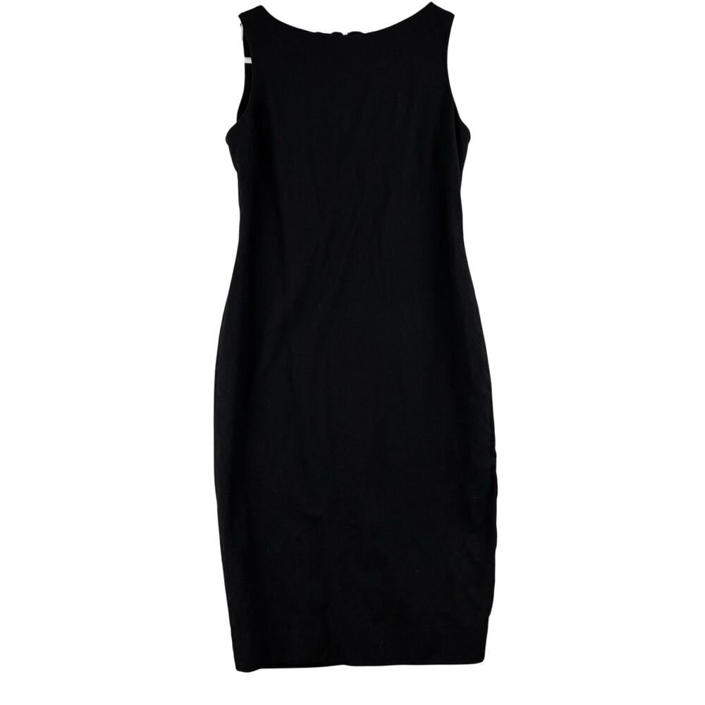 Lauren Ralph Lauren 95% Wool Sleeveless Sheath Dress Women's 4P Black Career